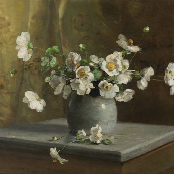 Museum Face Masks "FLORAL STILL LIFE" Reusable - Picture 2 of 2